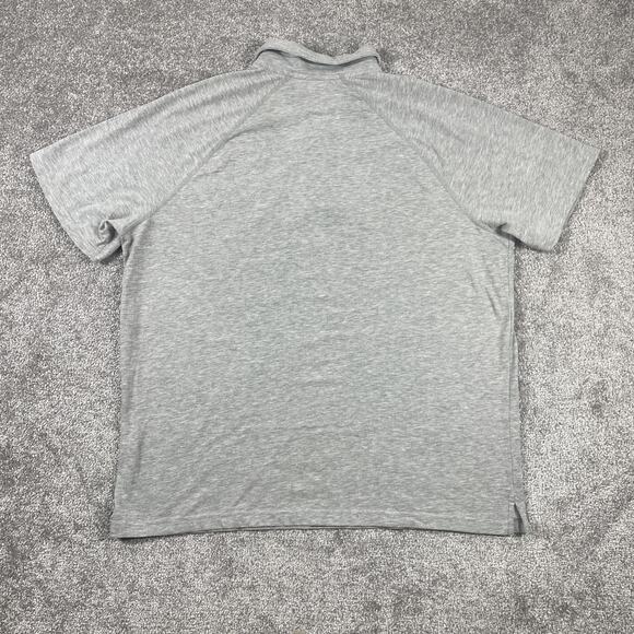 Carhartt Polo Shirt Mens Large Force Relaxed Fit Workwear Short Sleeve Gray - Picture 5 of 8